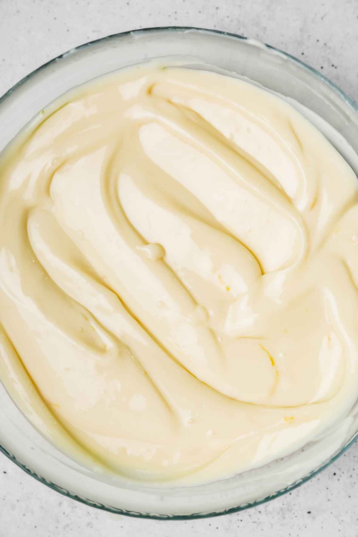 lemon filling in a bowl