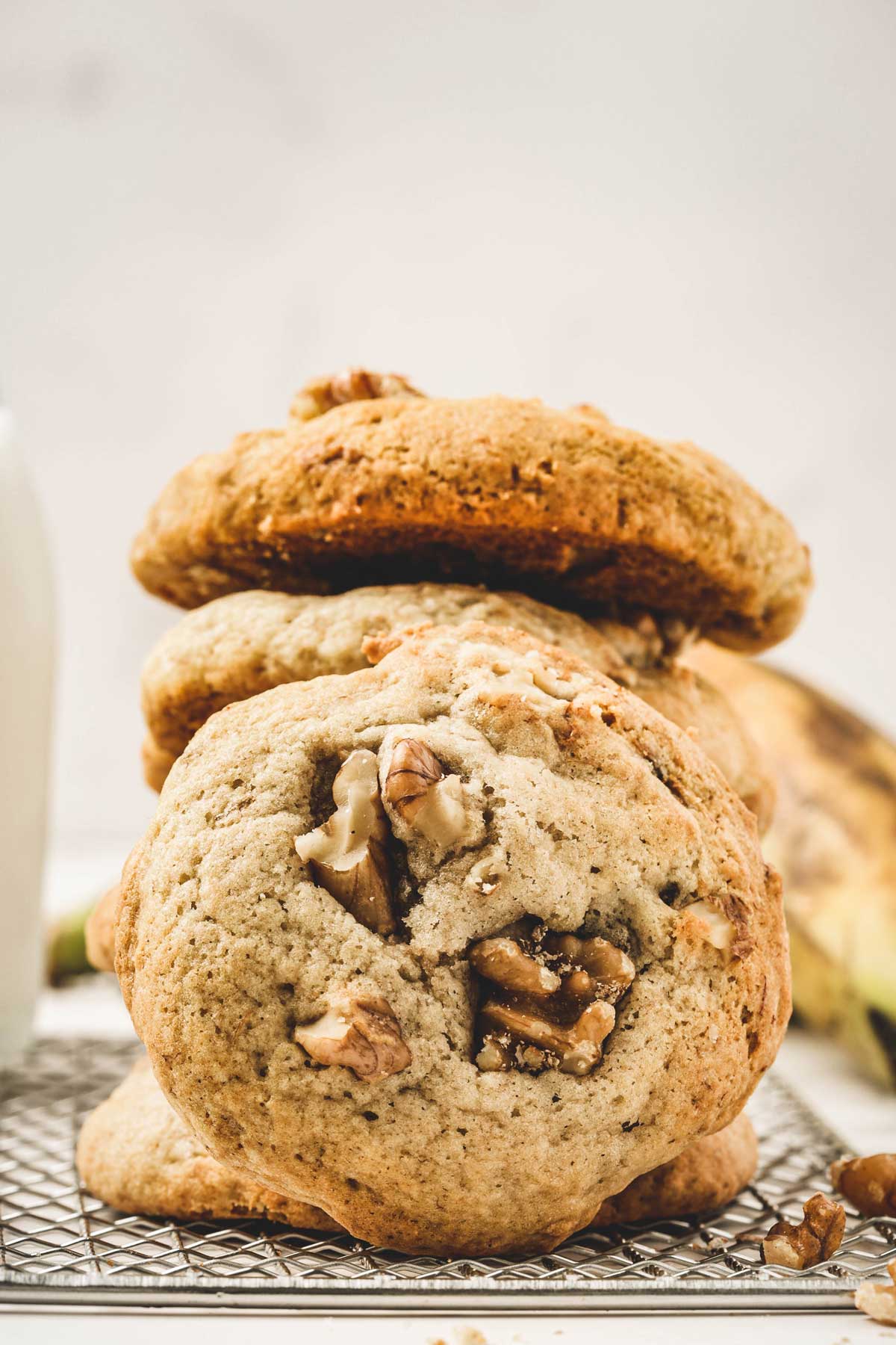 Cookies bananes empilées