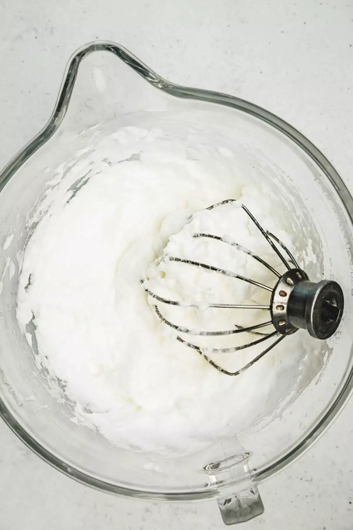 Cuve avec blancs en neige montées