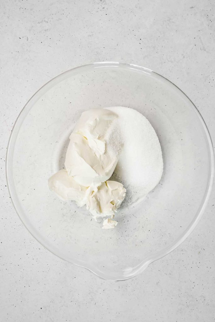 Large bowl with ingredients