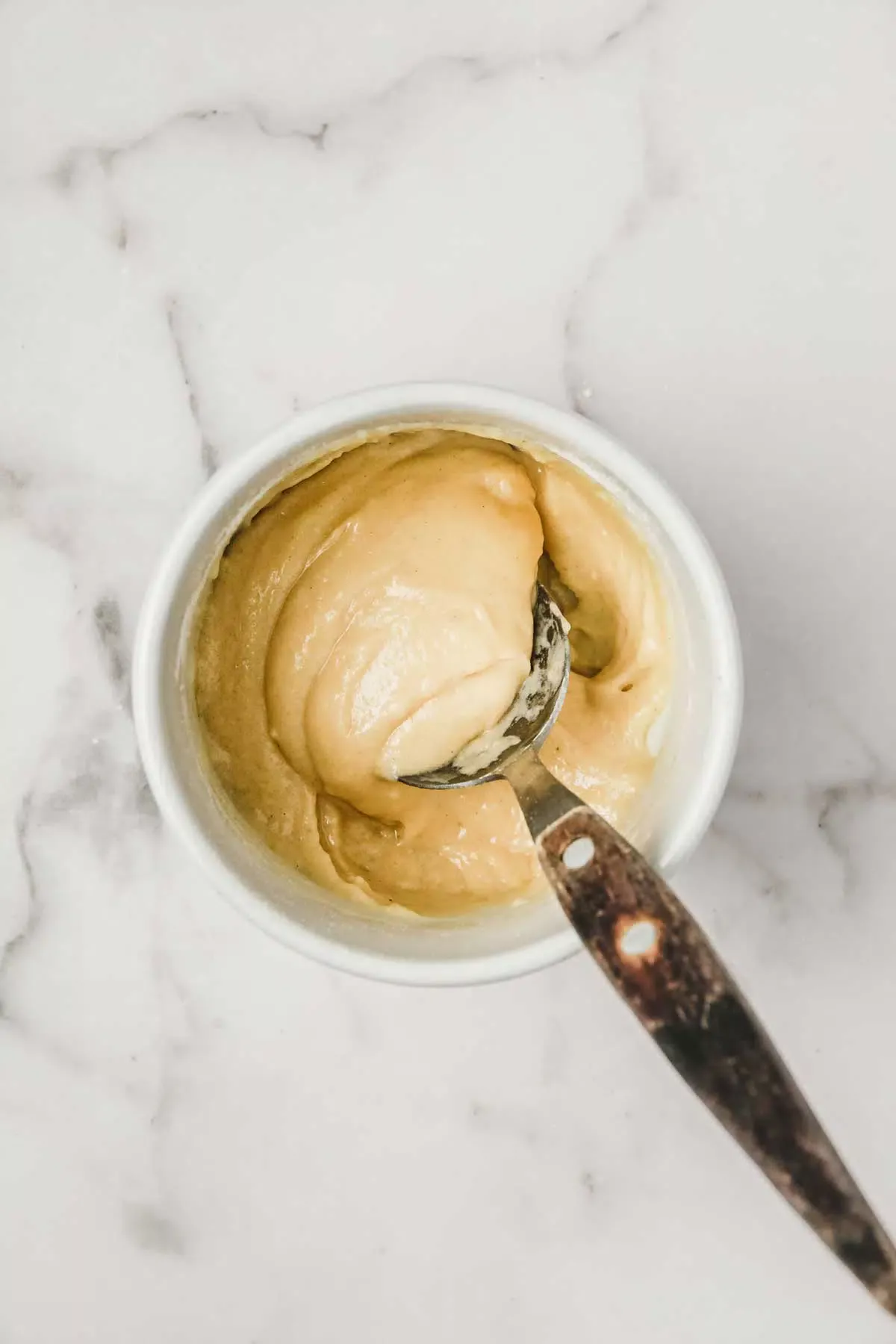 Mug cake with cake batter