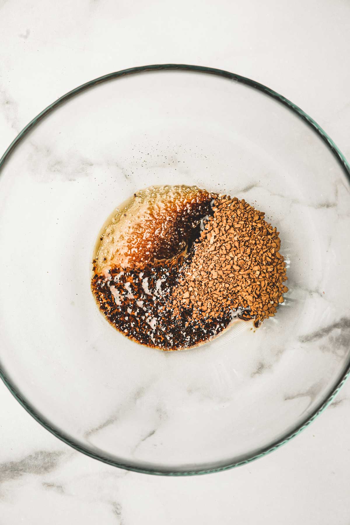 Bowl with ingredients