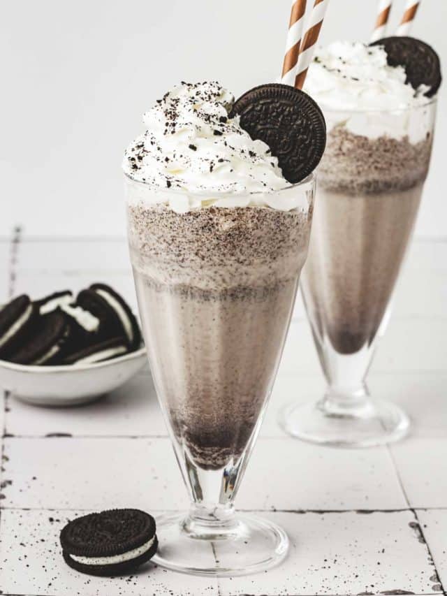 Cookies and Cream milkshake