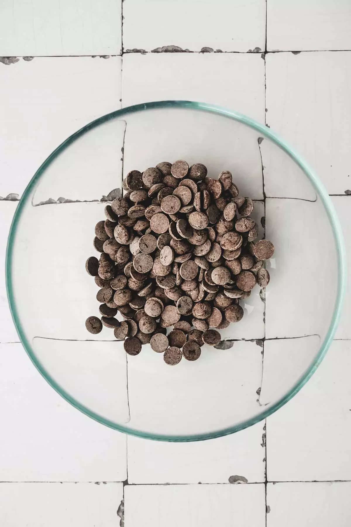 bowl with chocolate chips