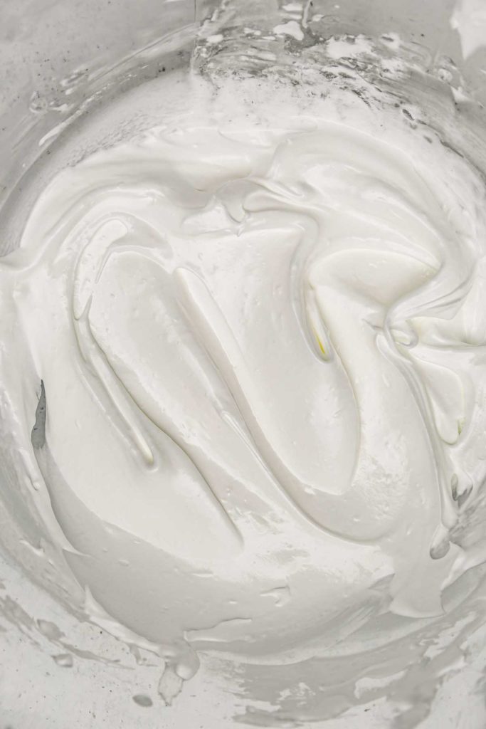 bowl with meringue