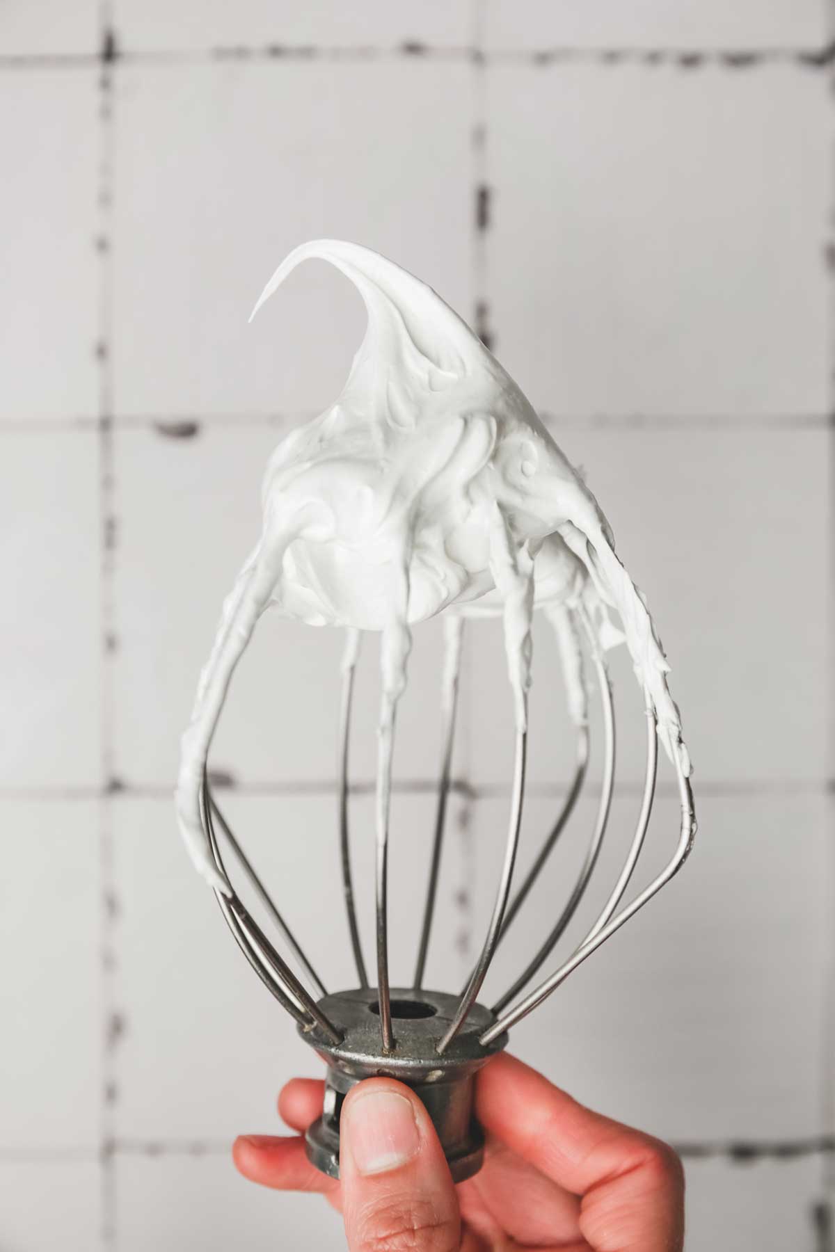 Fouet avec meringue italienne