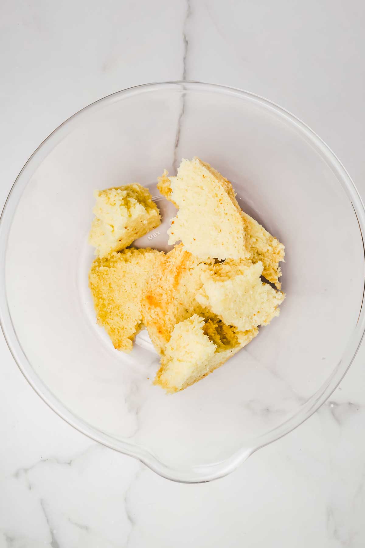 Bowl with cake batter