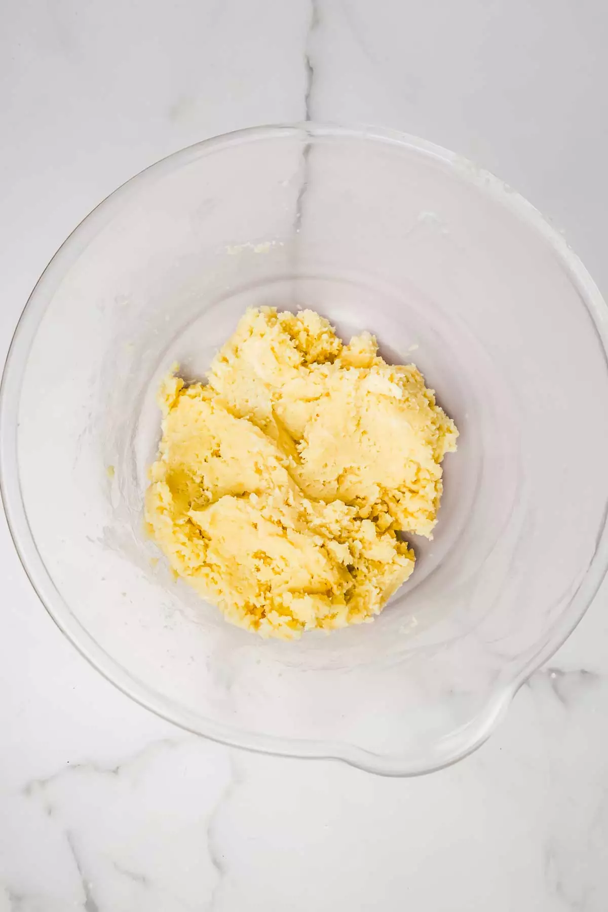 Bowl with cake batter