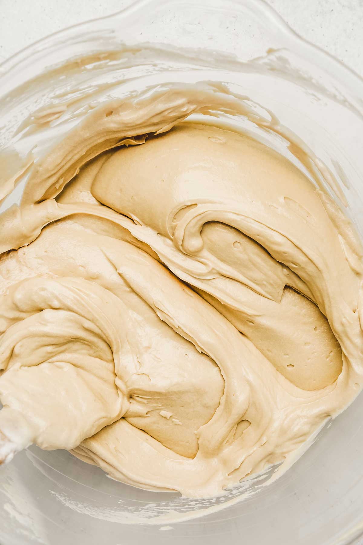 Bol avec appareil à cheesecake