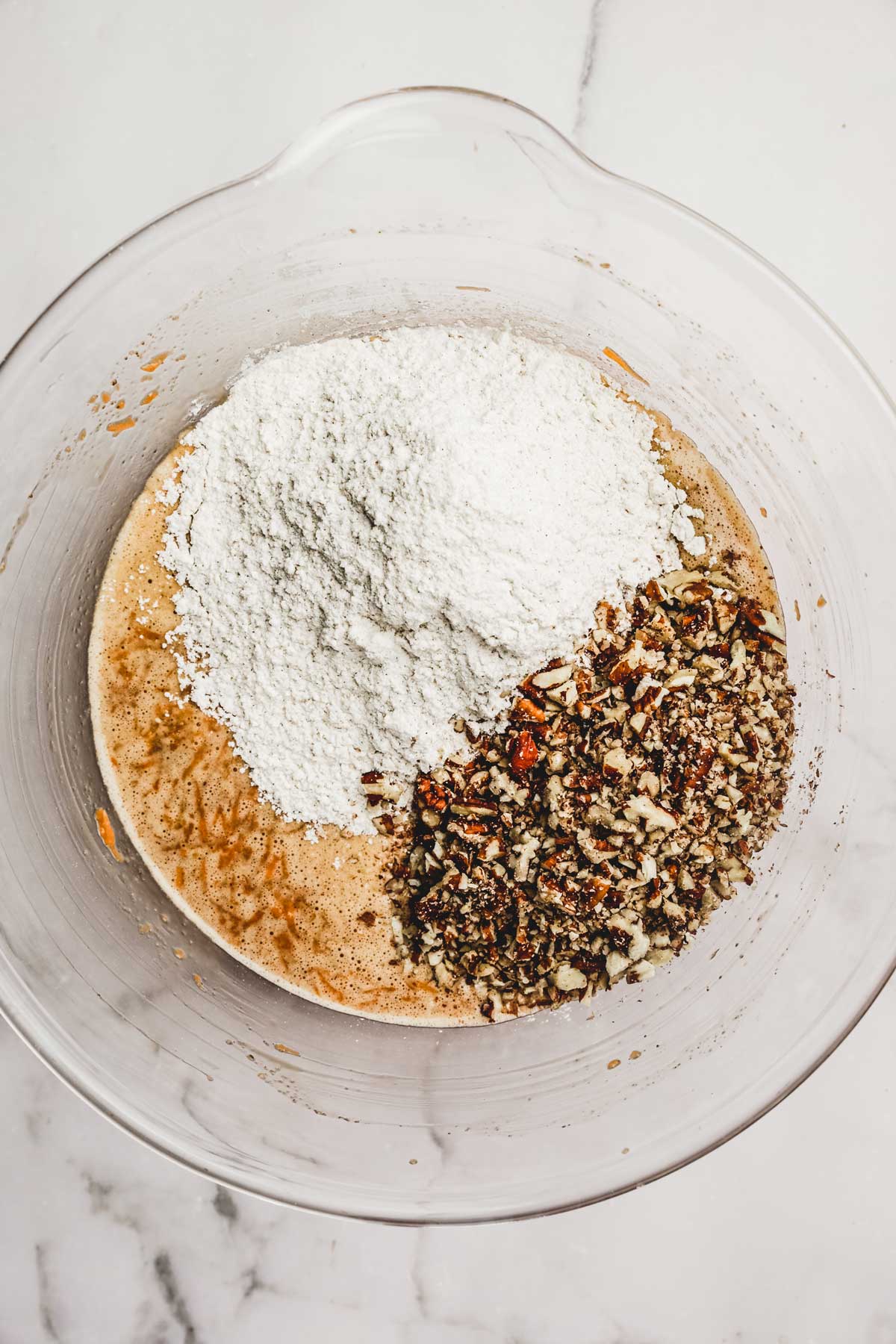 large bowl with ingredients