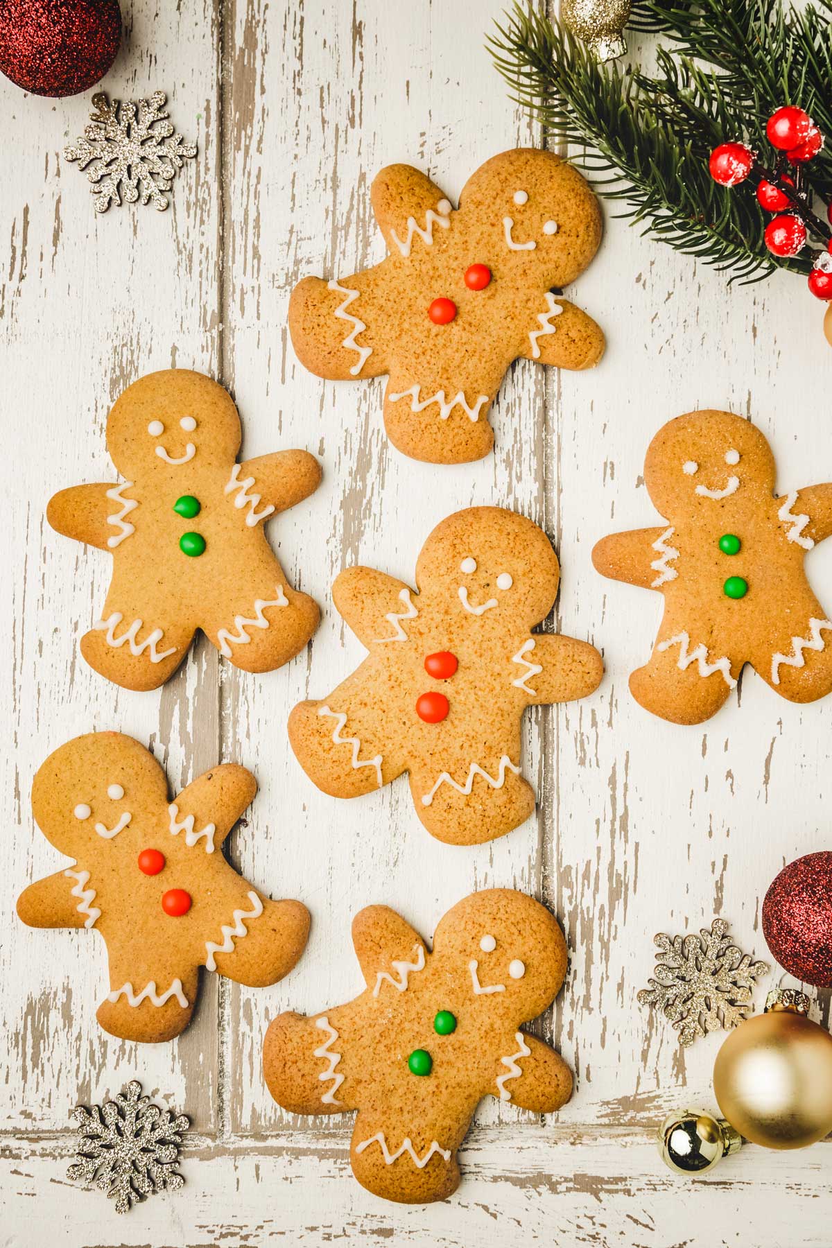 gingerbread man on a table