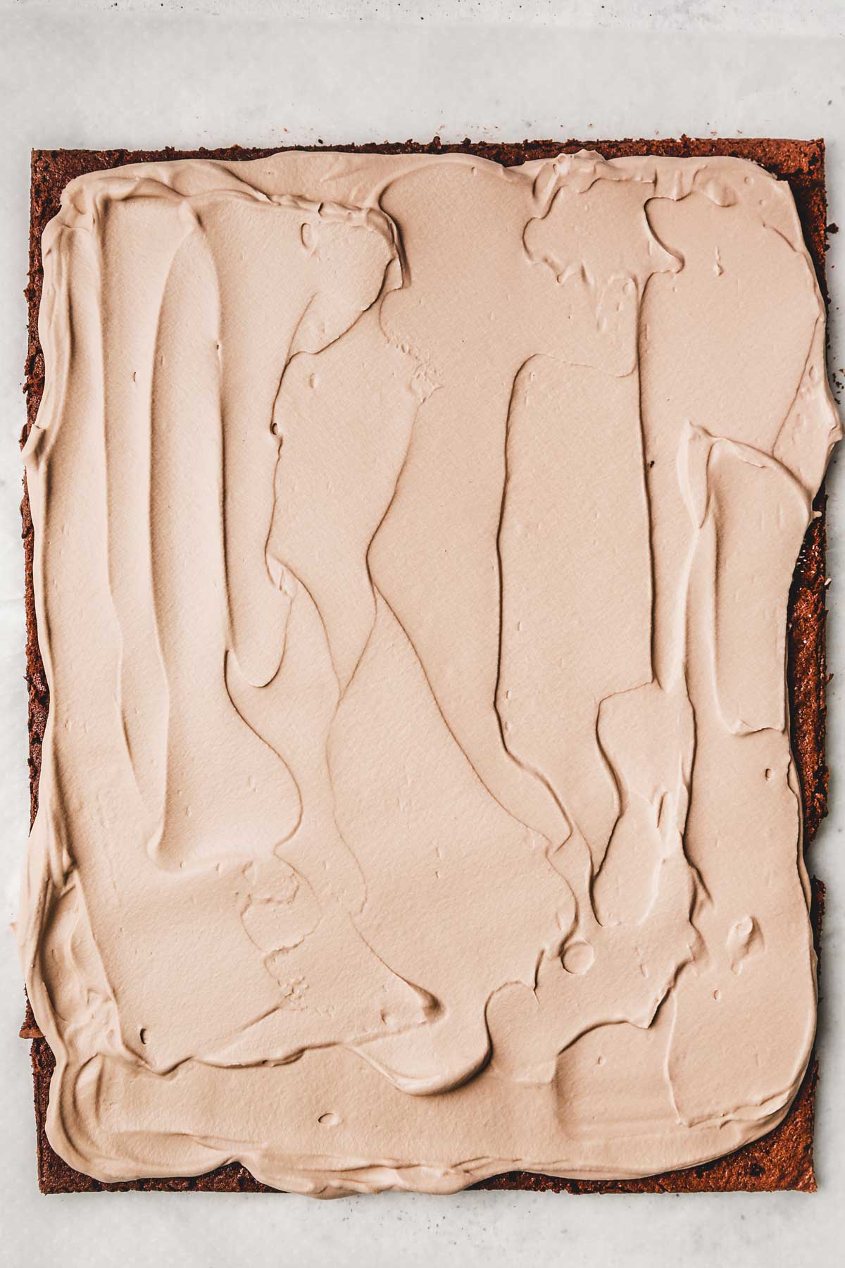 Chocolate cake with frosting