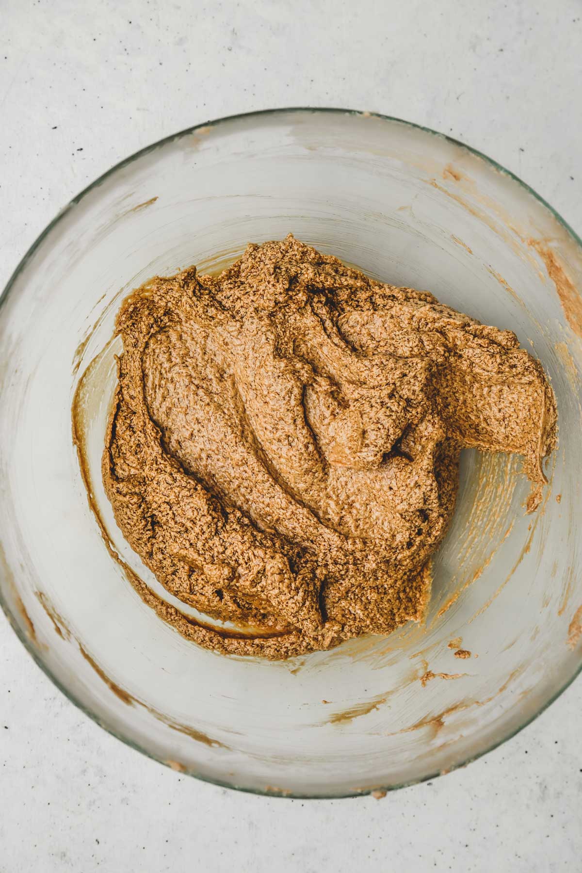 Bowl with cookie batter
