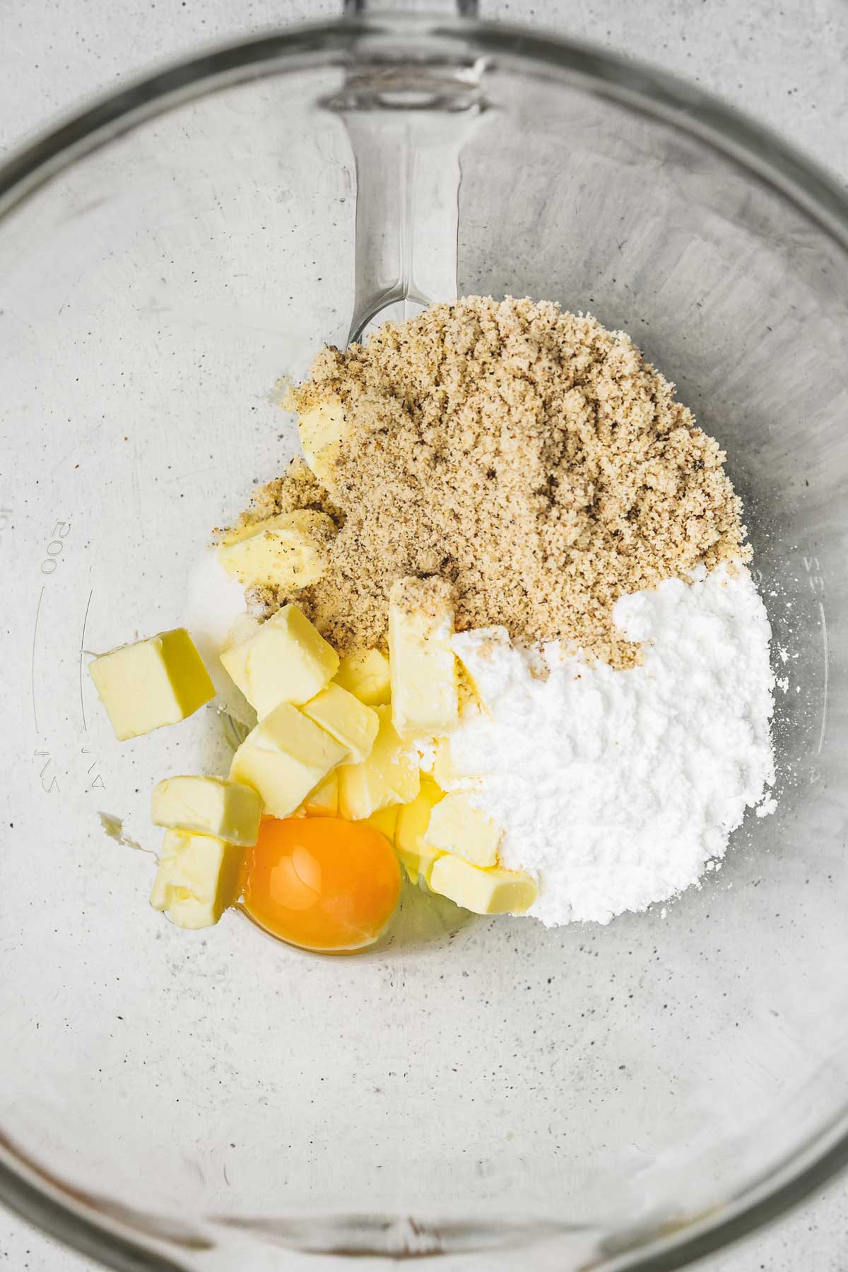 large mixing bowl with ingredients