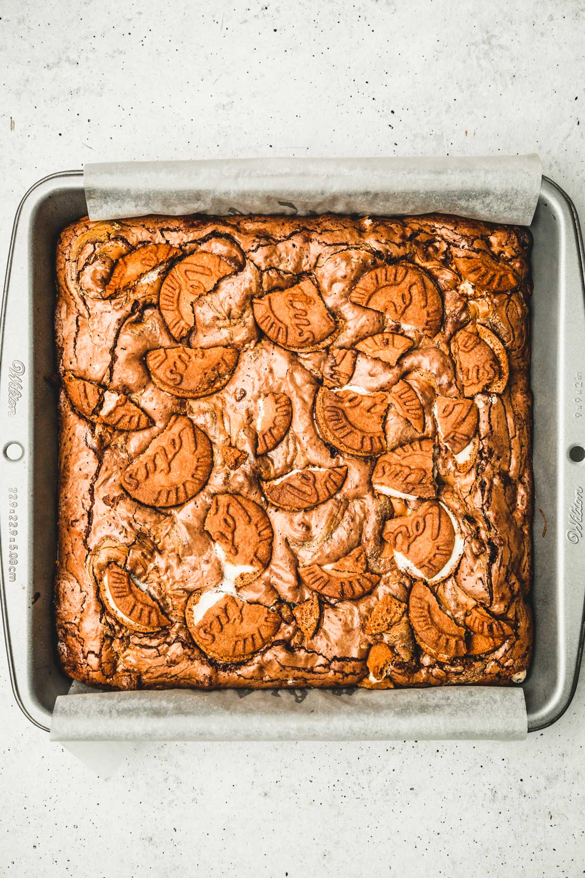 brownies spéculoos cuit dans son moule