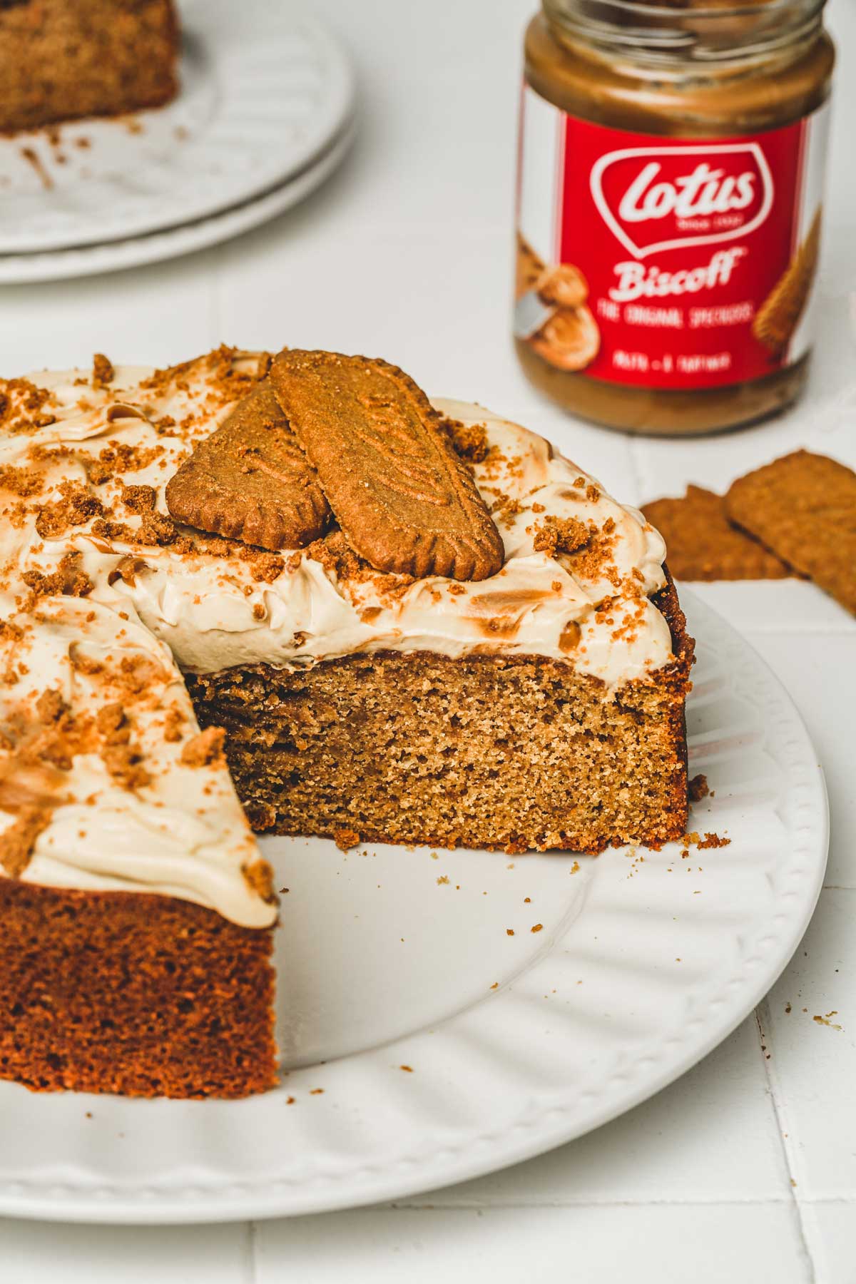 Easy Biscoff Cookie Butter Cake - A Baking Journey