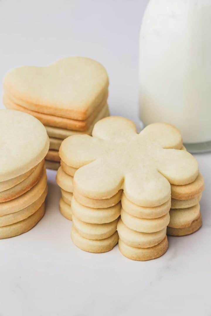 Perfect Cut Out Sugar Cookie Recipe with Powdered Sugar