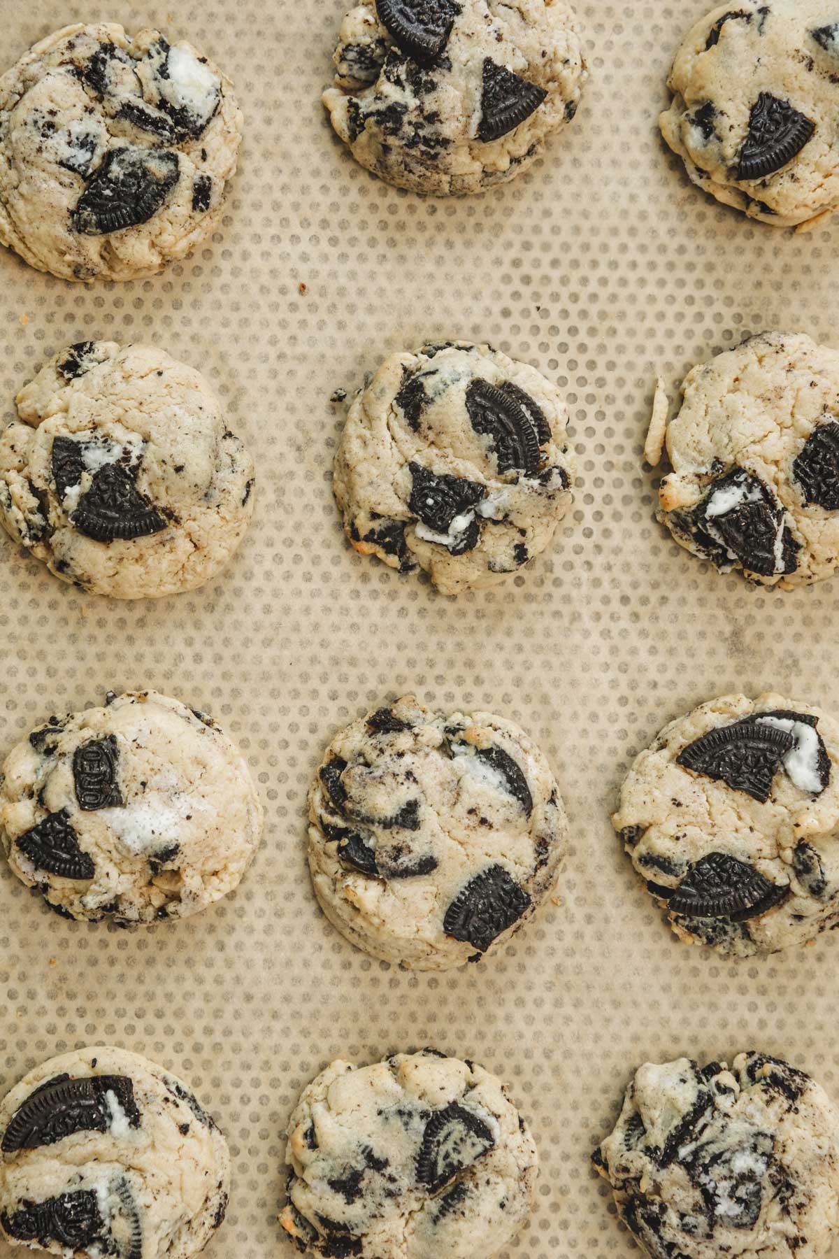 cookies oreo après cuisson