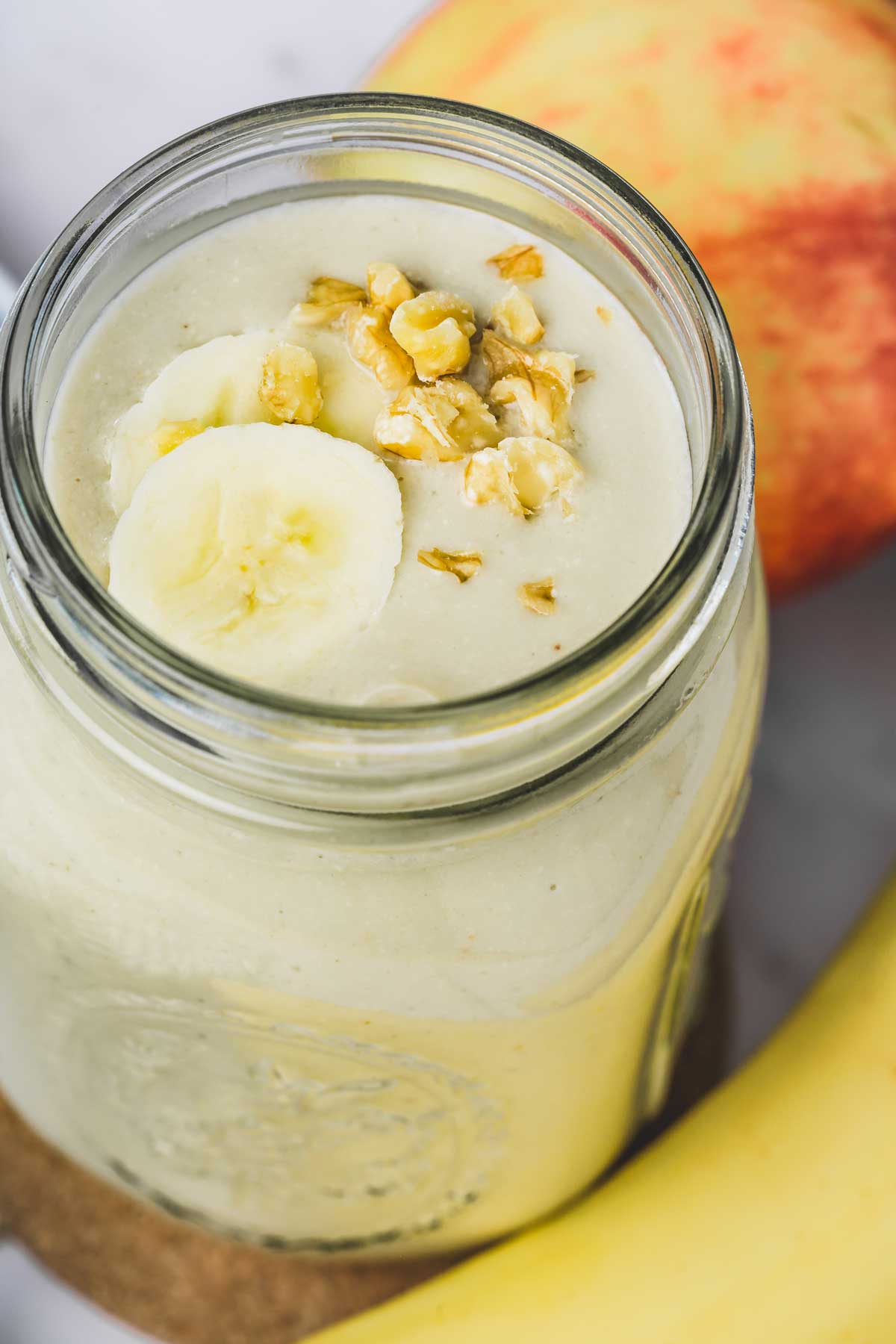 smoothie aux pommes banane