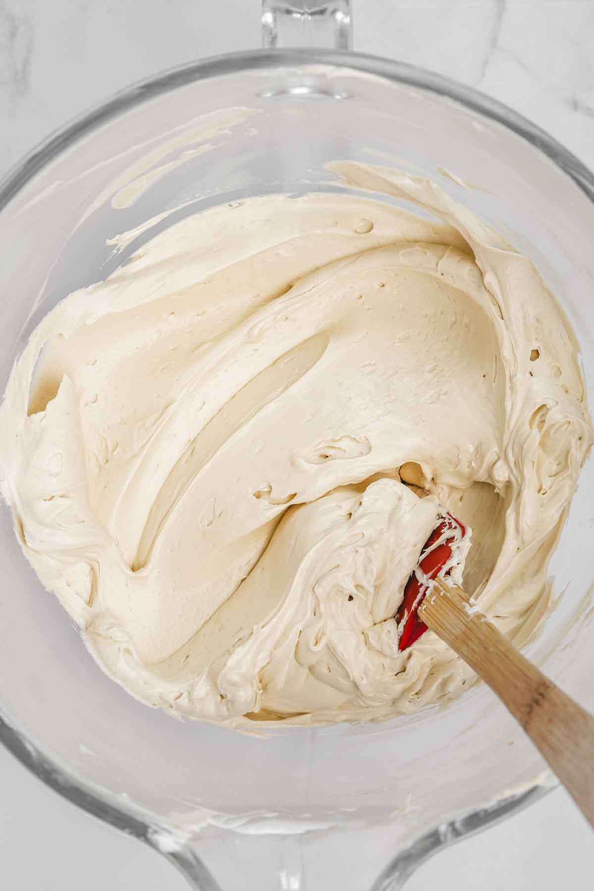 bol avec crème au beurre spéculoos