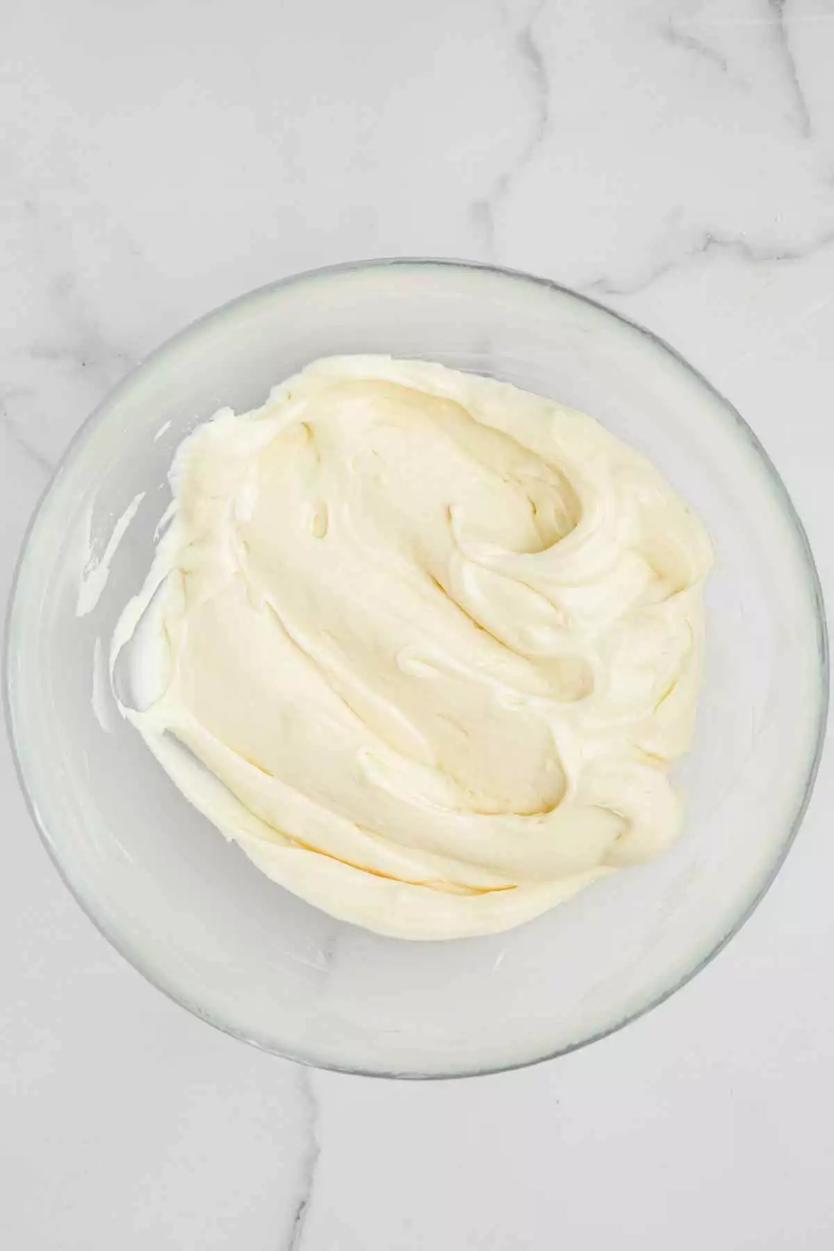 mixing bowl with vanilla mixture