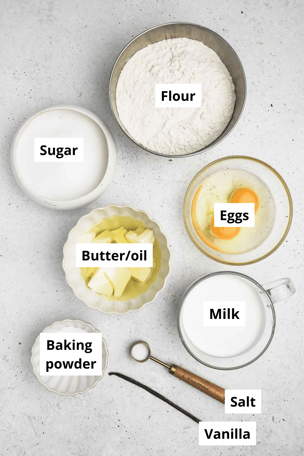 bowls with ingredients