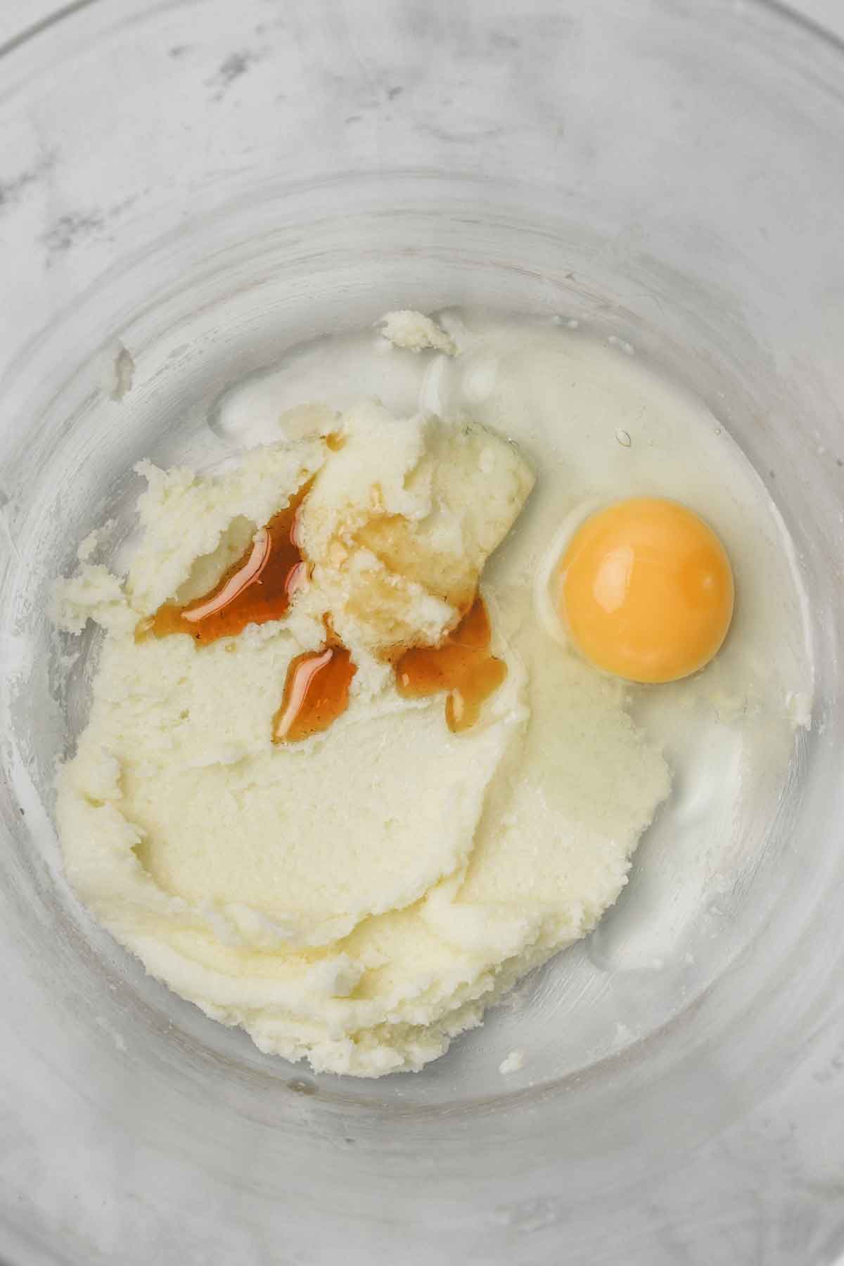 mixing bowl with ingredients