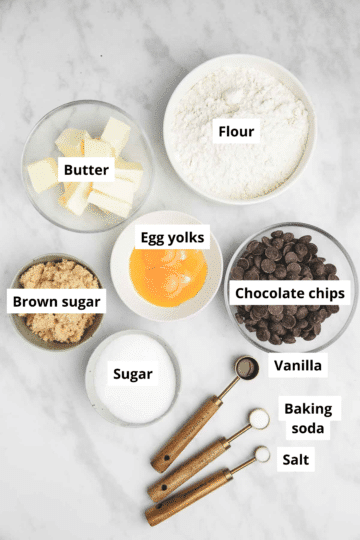 Soft & Chewy Egg Yolk Chocolate Chip Cookies