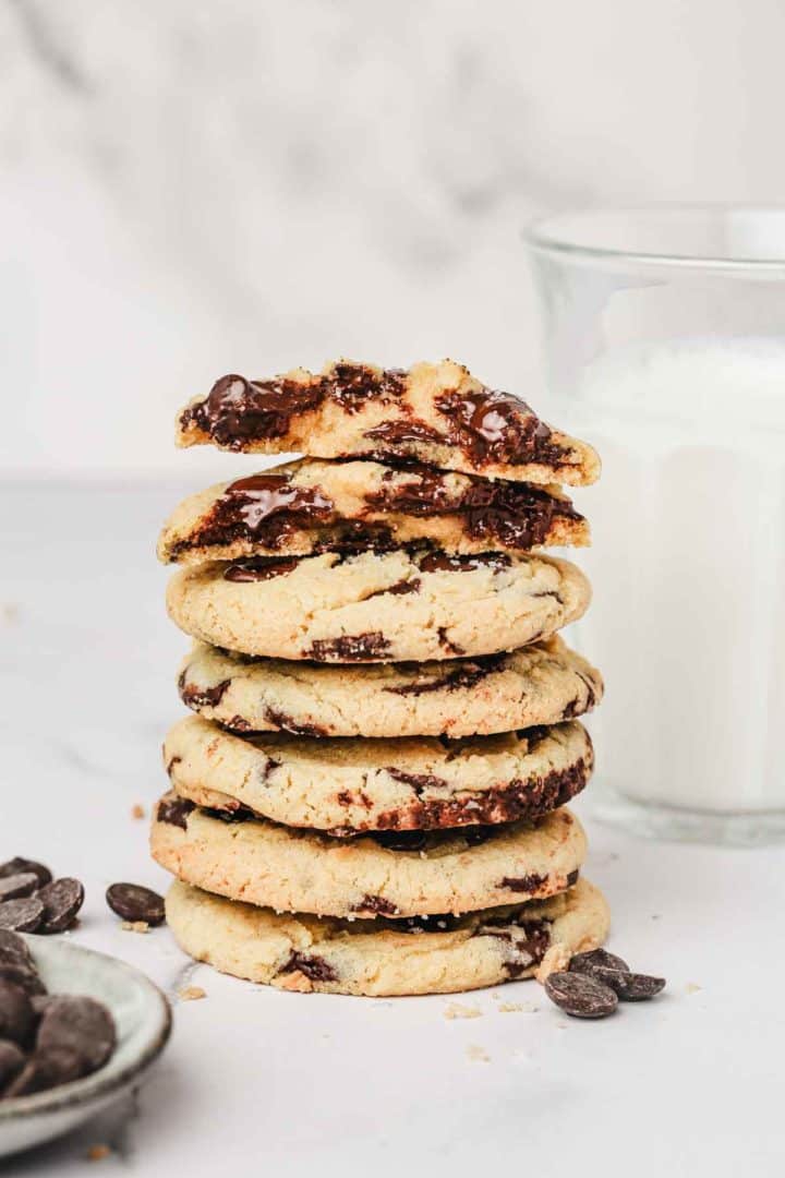 Soft & Chewy Egg Yolk Chocolate Chip Cookies