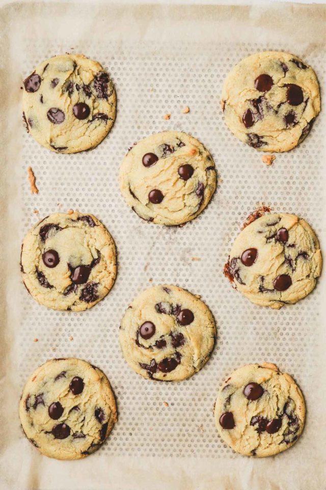 Soft & Chewy Egg Yolk Chocolate Chip Cookies