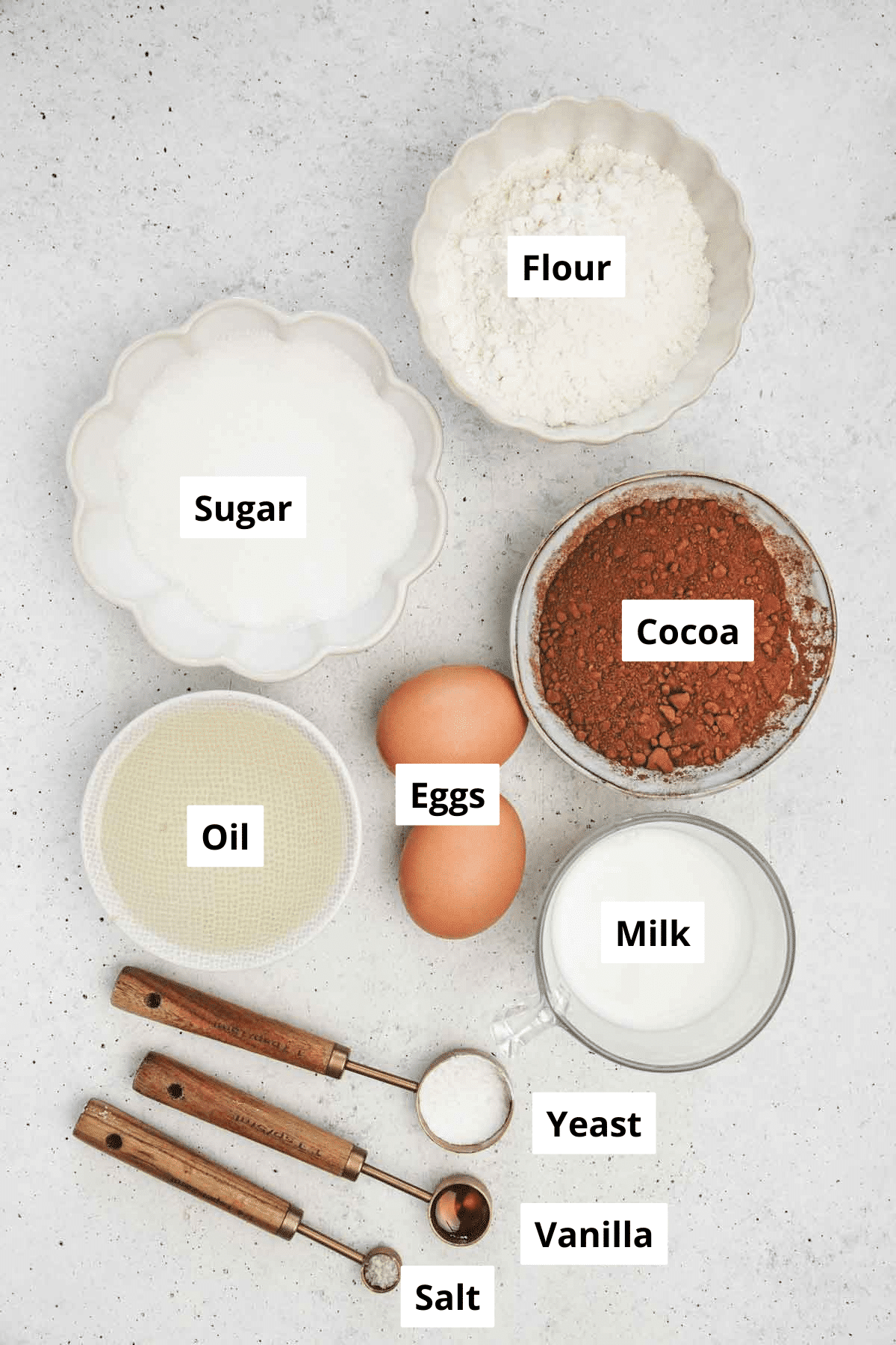 bowls with ingredients 