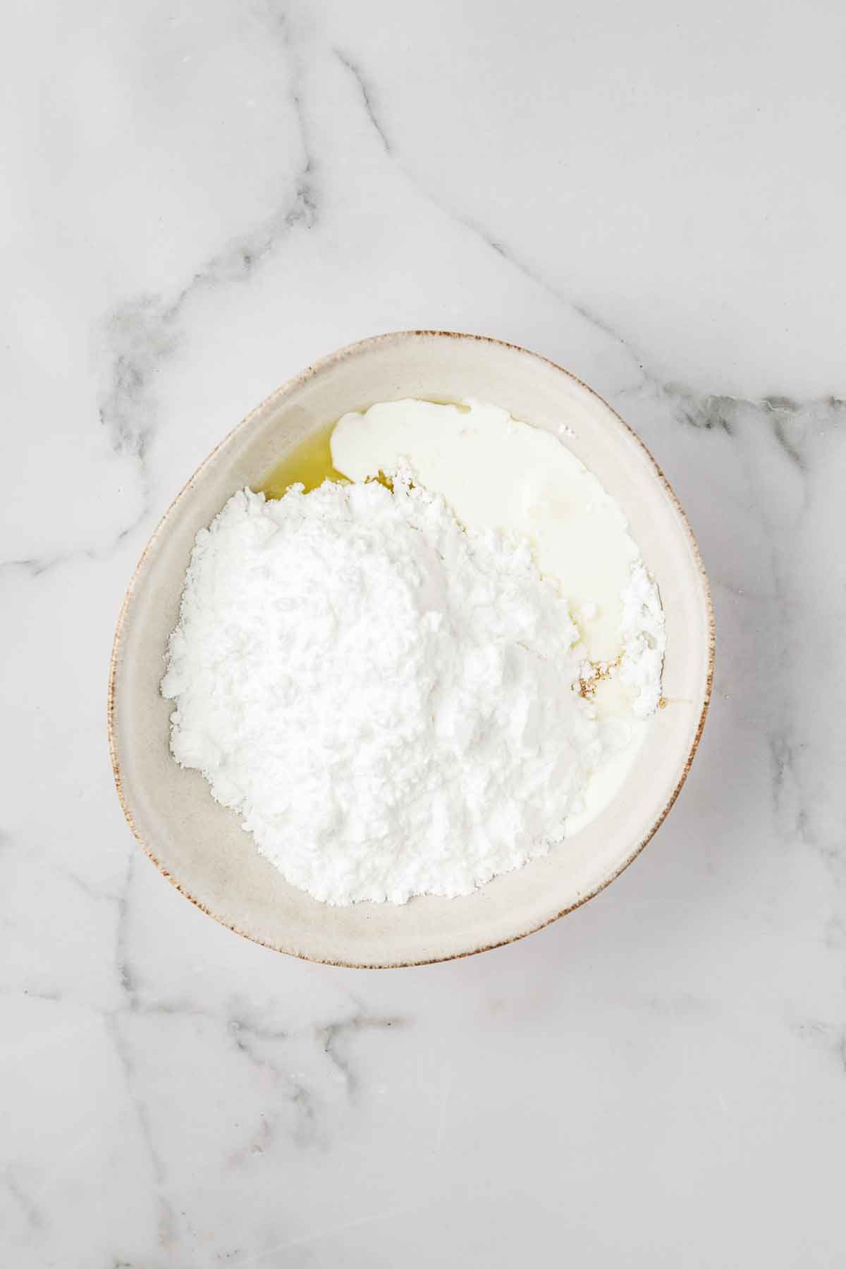 bowl with ingredients