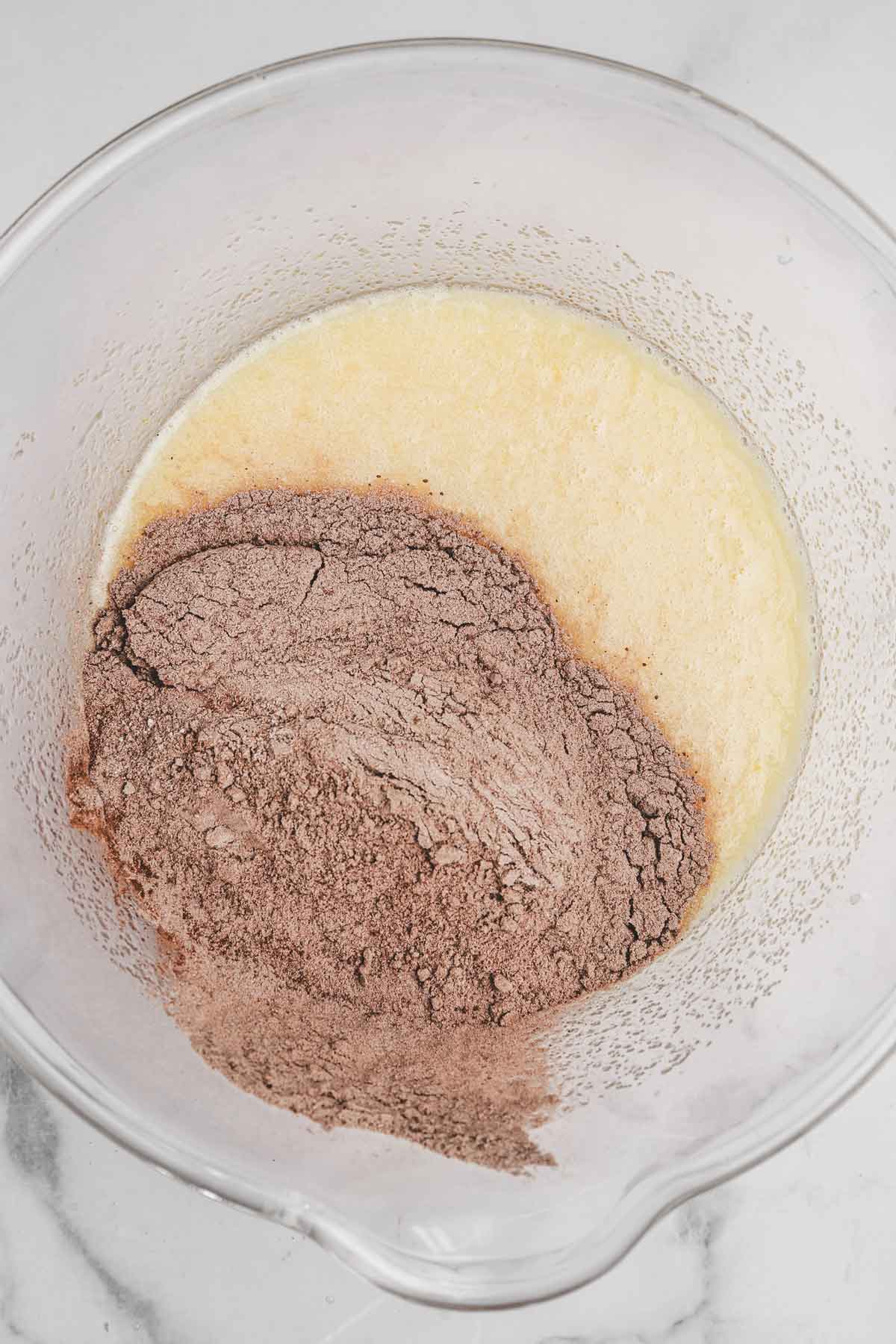 mixing bowl with ingredients