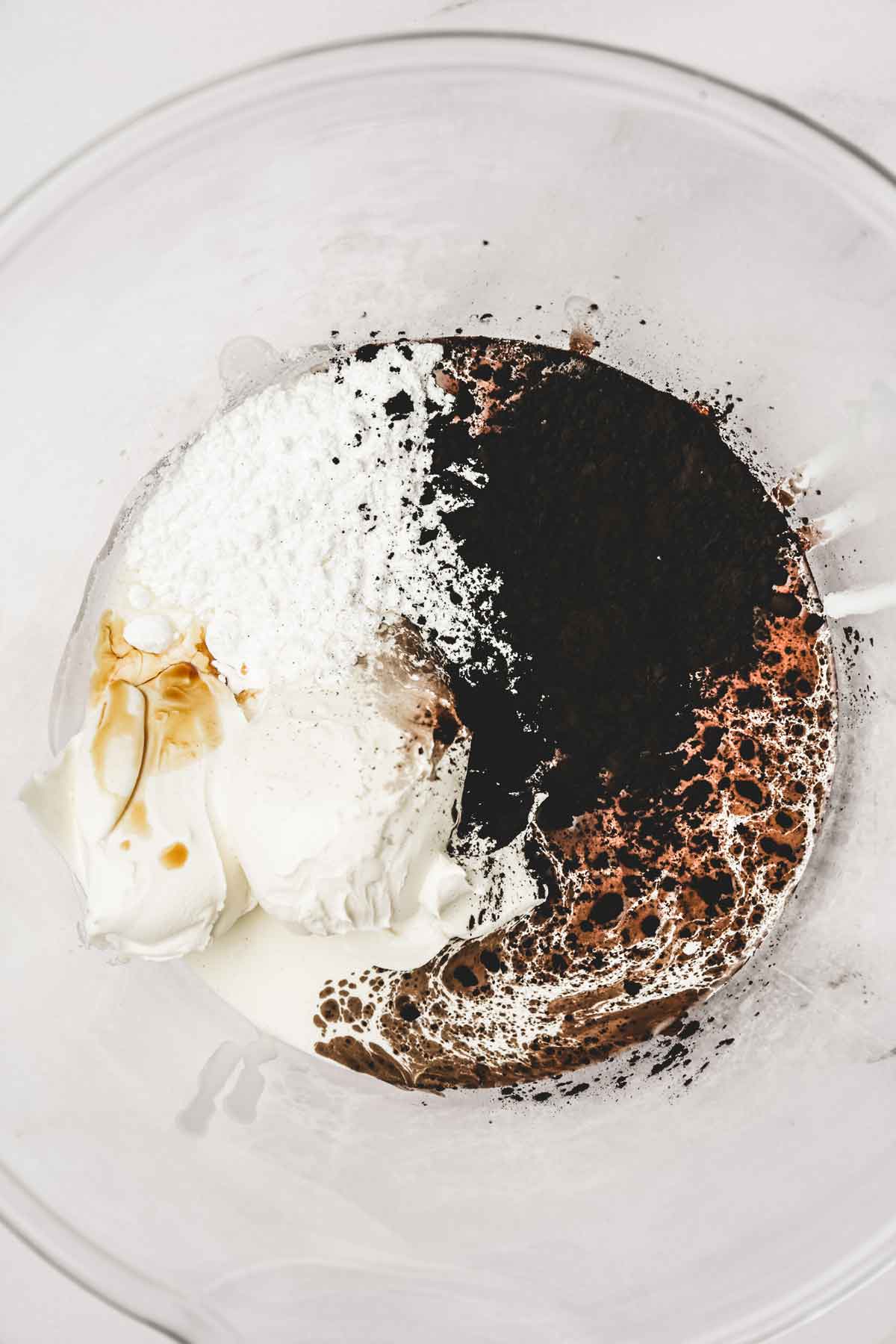 mixing bowl with ingredients