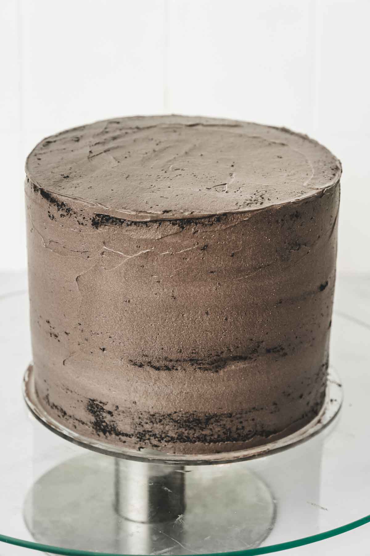 layer cake recouvert de glaçage
