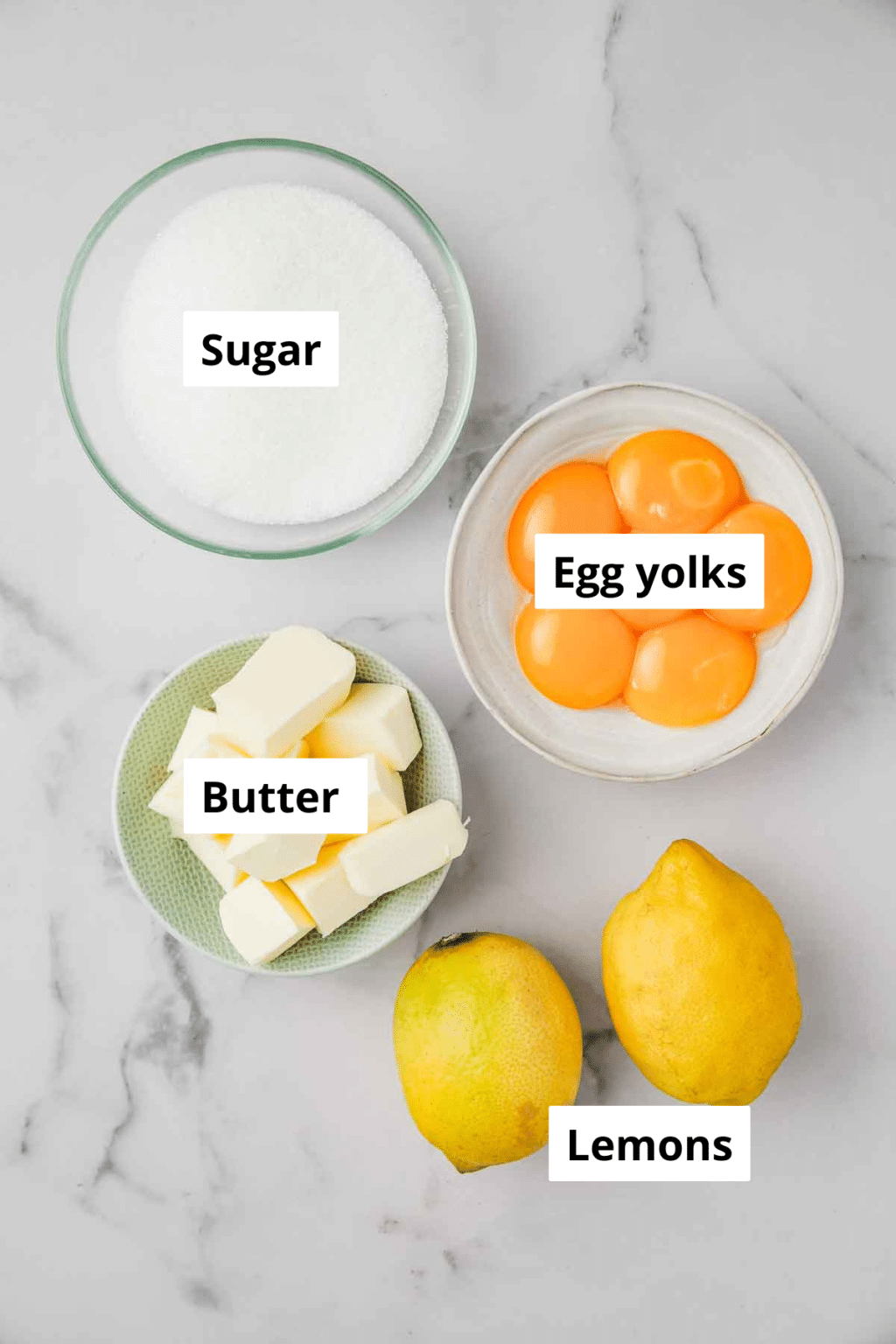 Easy 10 minutes Thick Lemon Curd with Egg Yolks