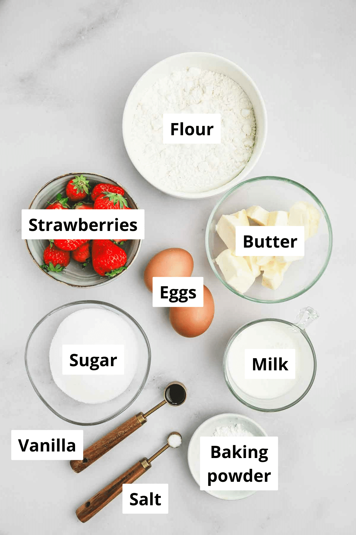 bowls with ingredients