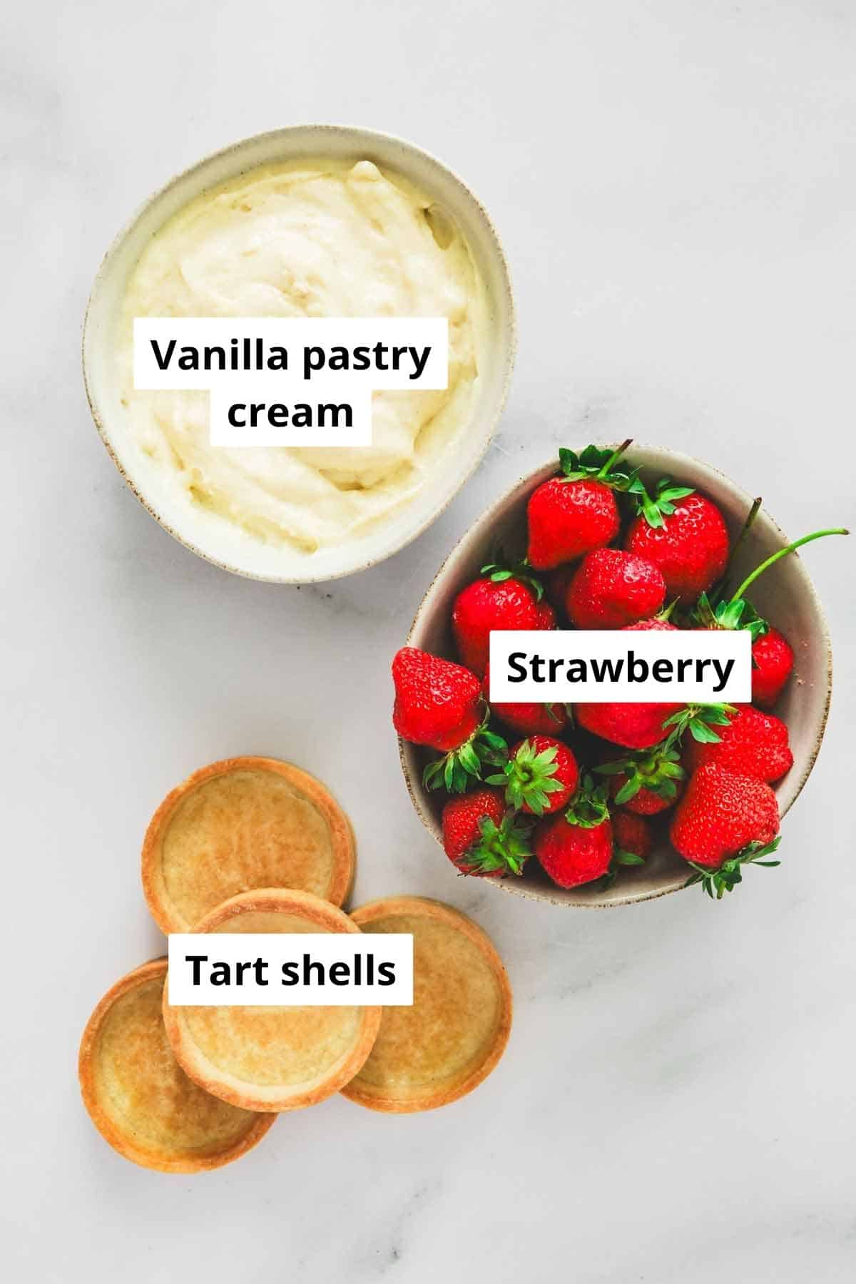 bowls with ingredients