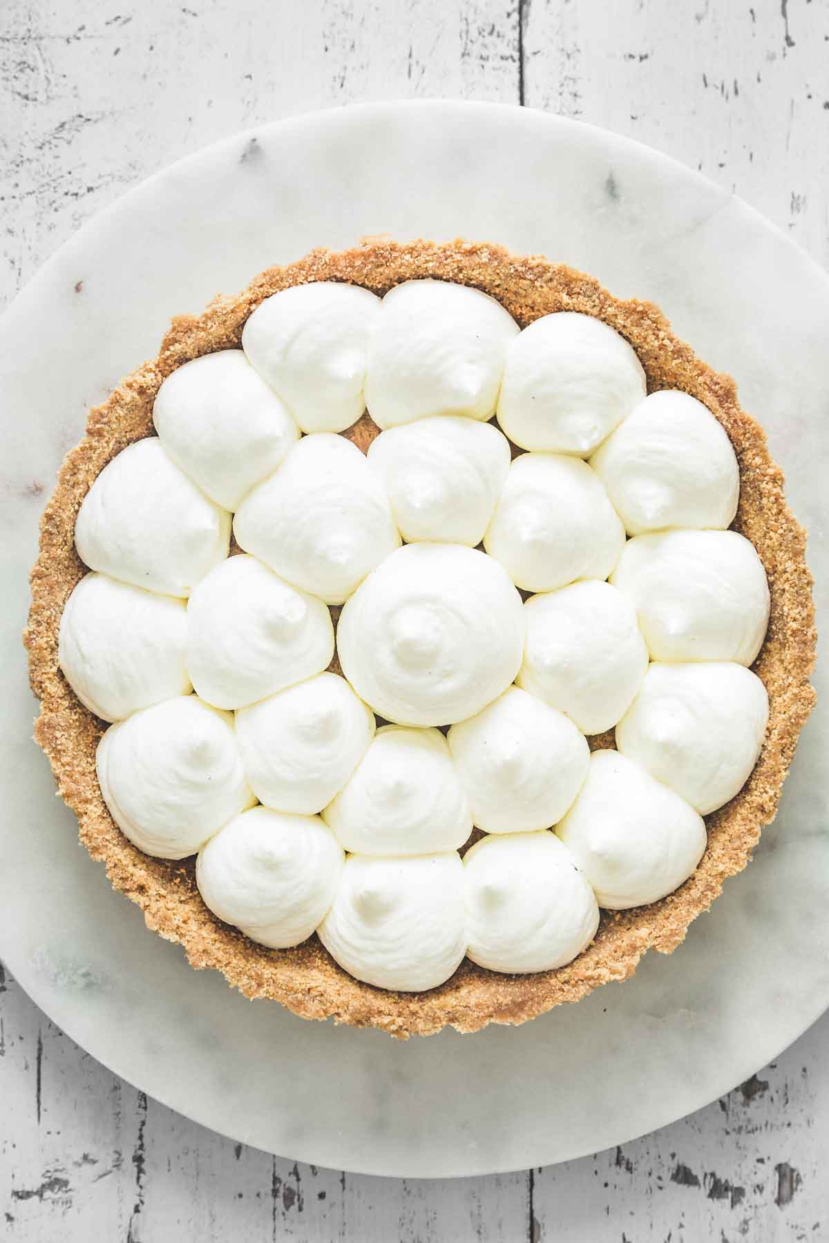fond de tarte avec crème mascarpone