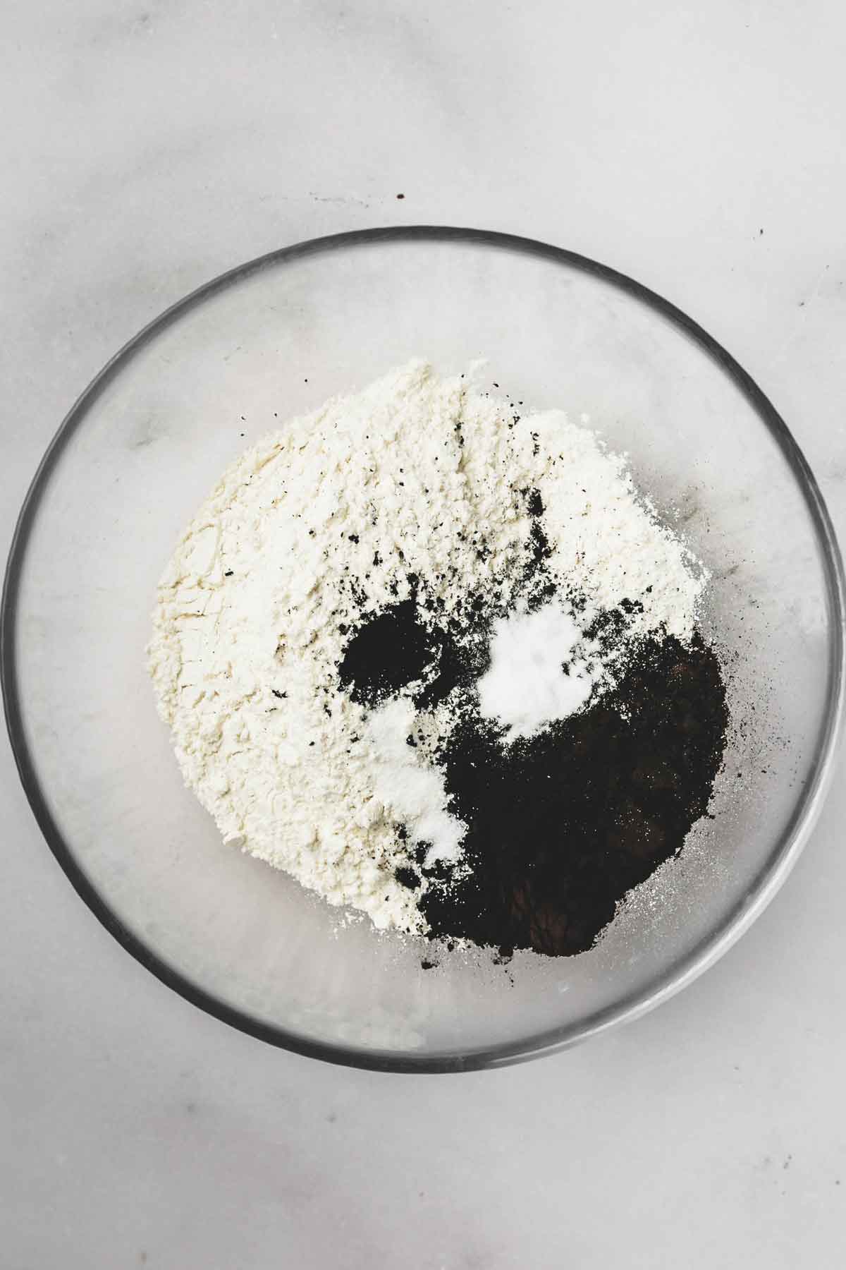 medium bowl with flour mixture