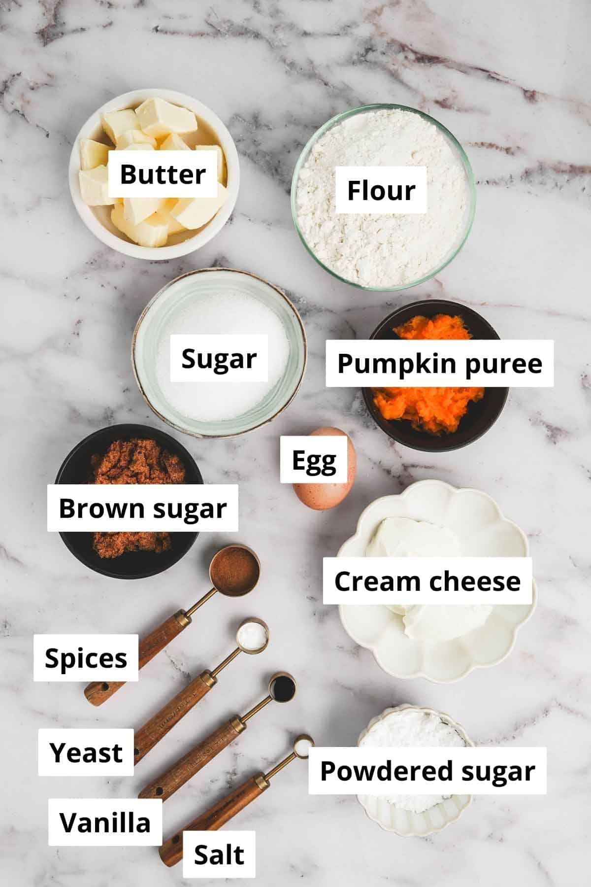 bowls with ingredients