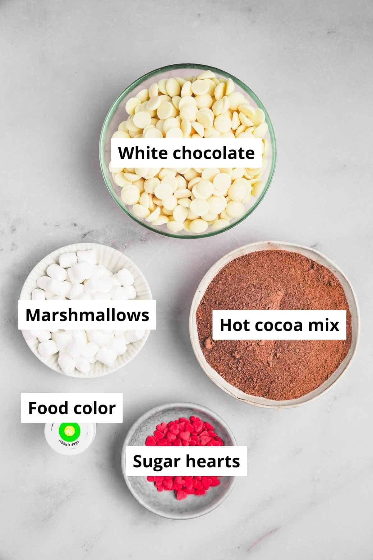 bowls with ingredients