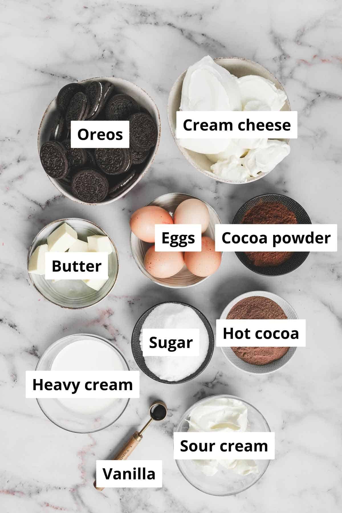 bowls with ingredients