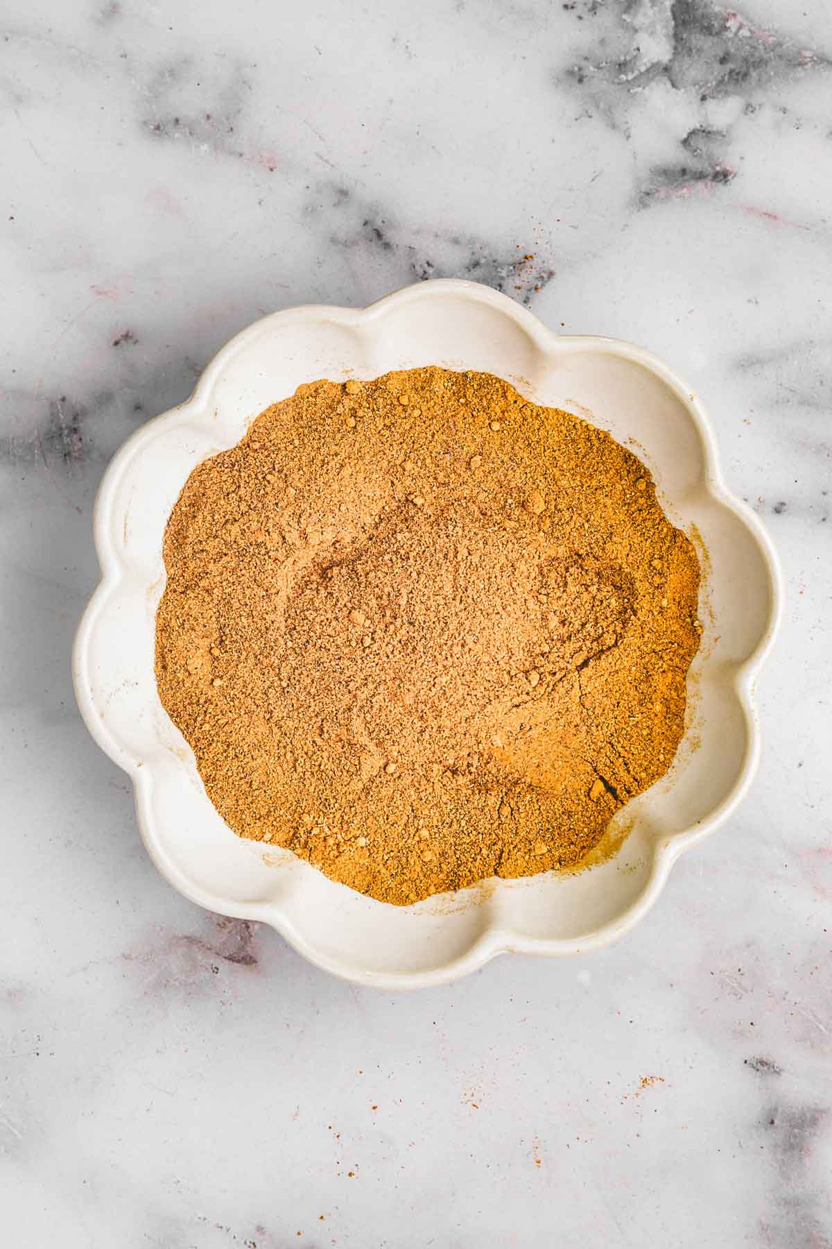 small bowl with golden milk spice mix
