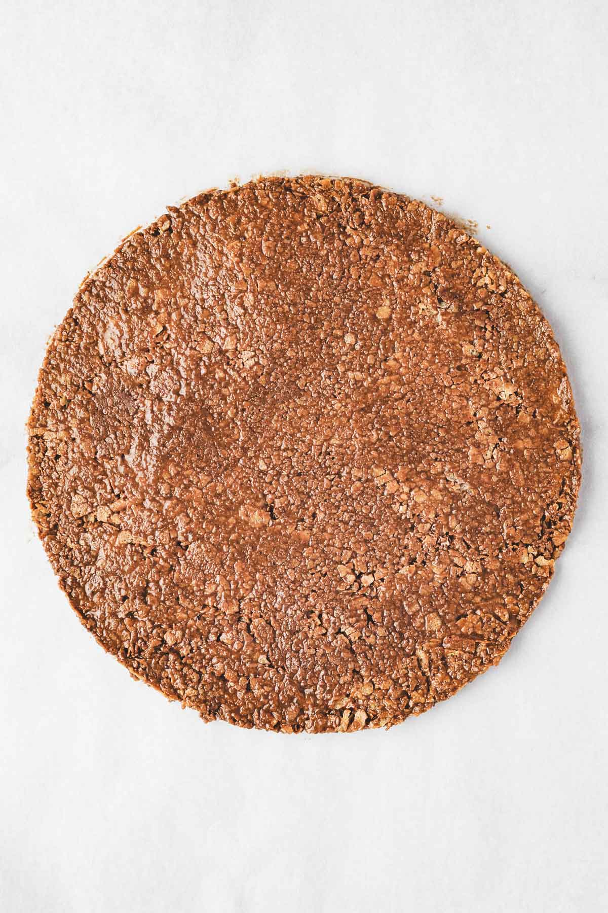 hazelnut praline layer