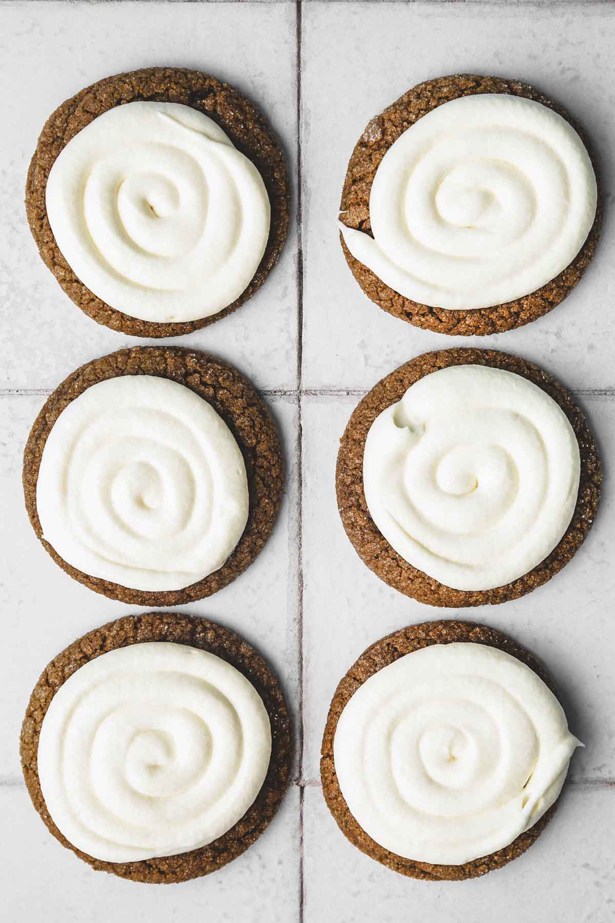 frosted gingerbread cookies