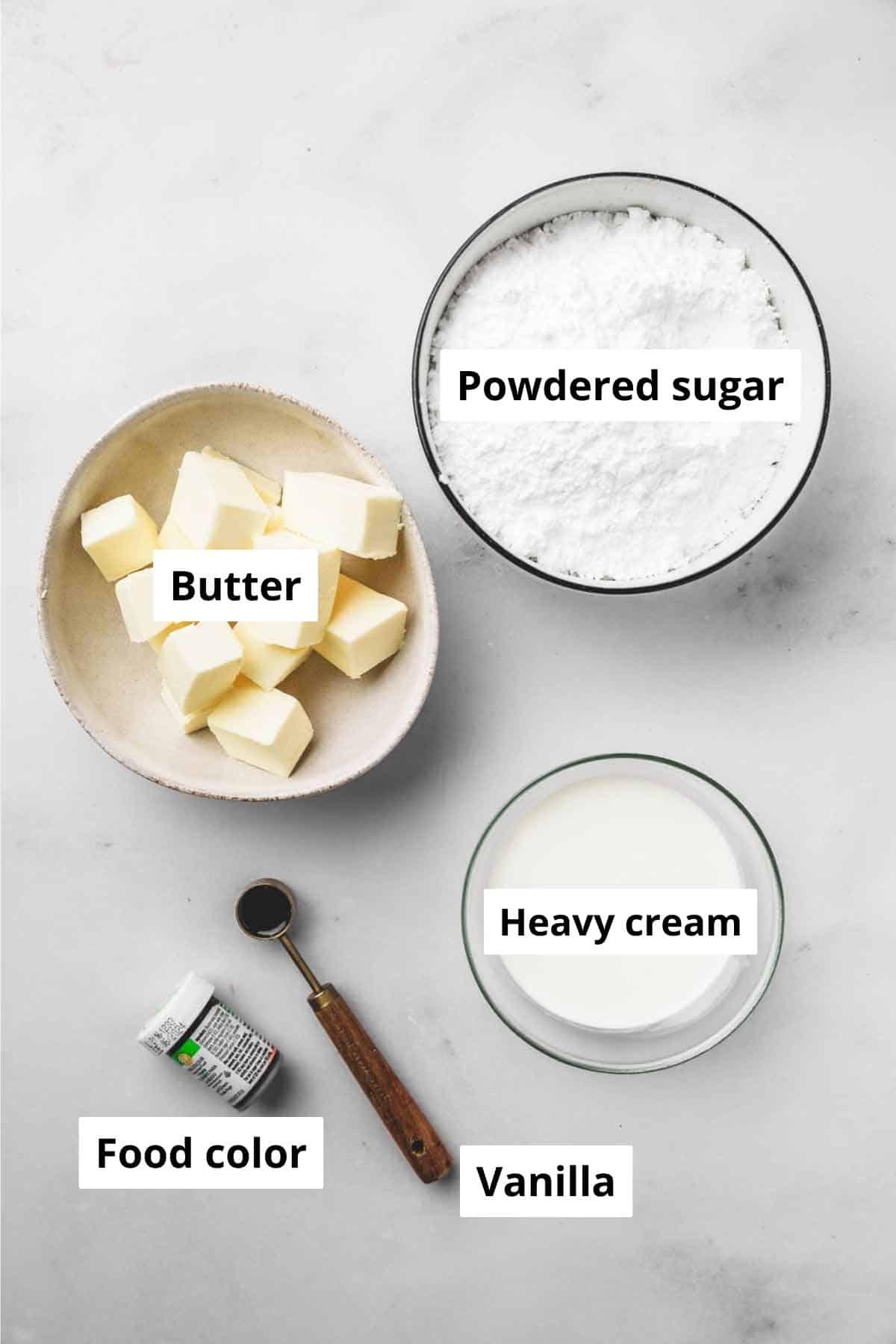 bowls with ingredients