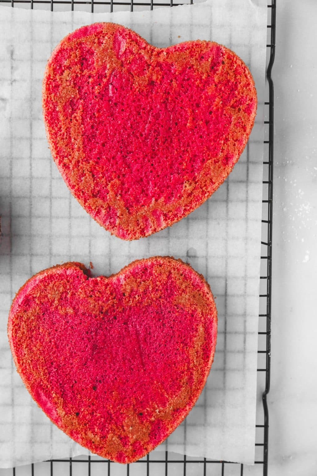 Raspberry Heart Cake Recipe | Vintage Pink Layer Cake