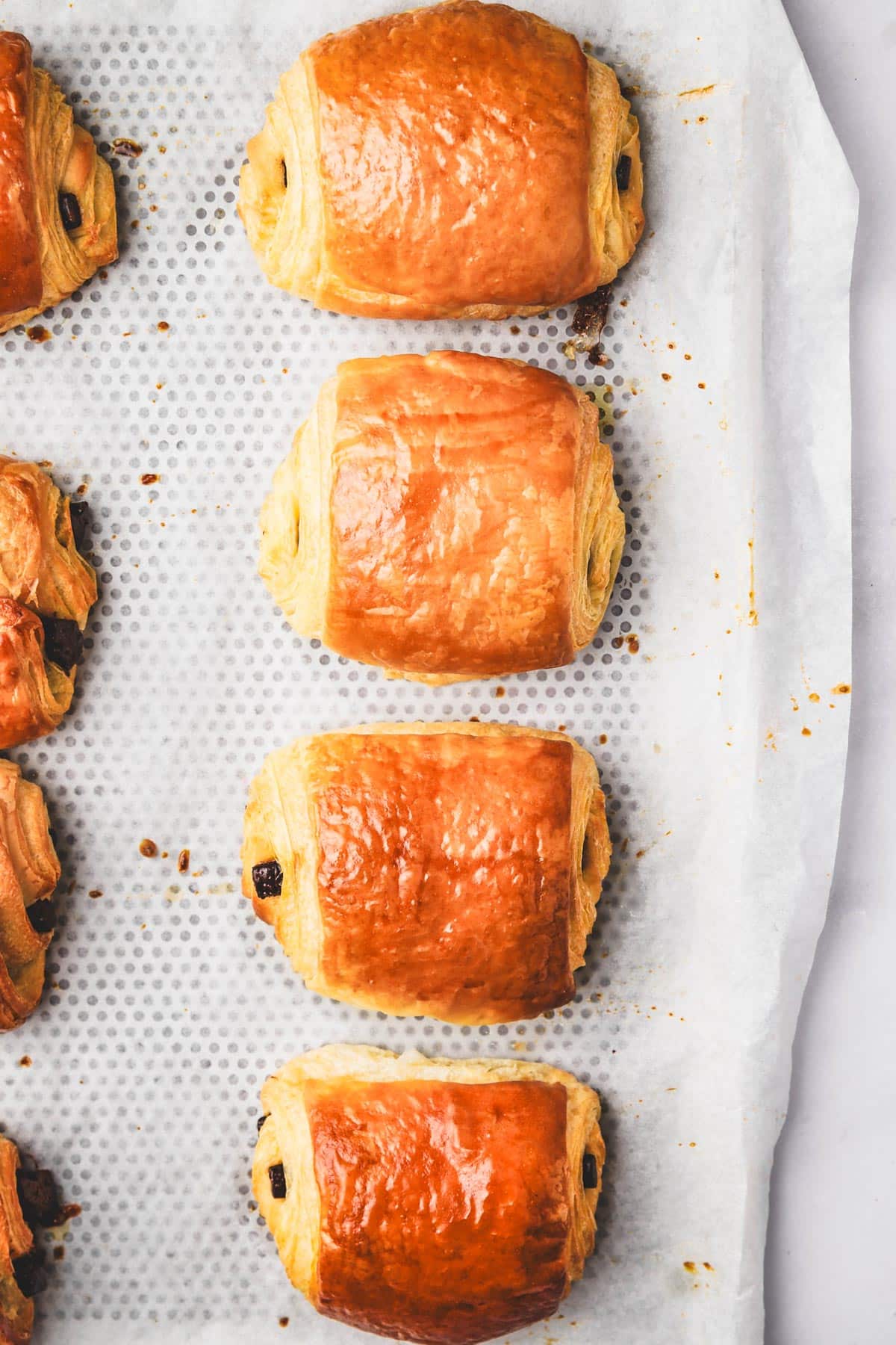 baked french pain au chocolat