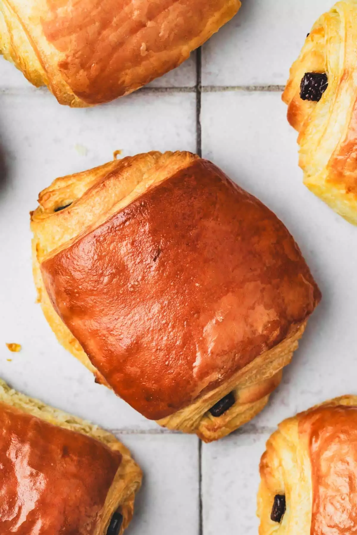 baked pain au chocolat